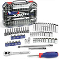 1/4" Drive Socket Ratchet Set Quick-release Metric Sae Regular/deep