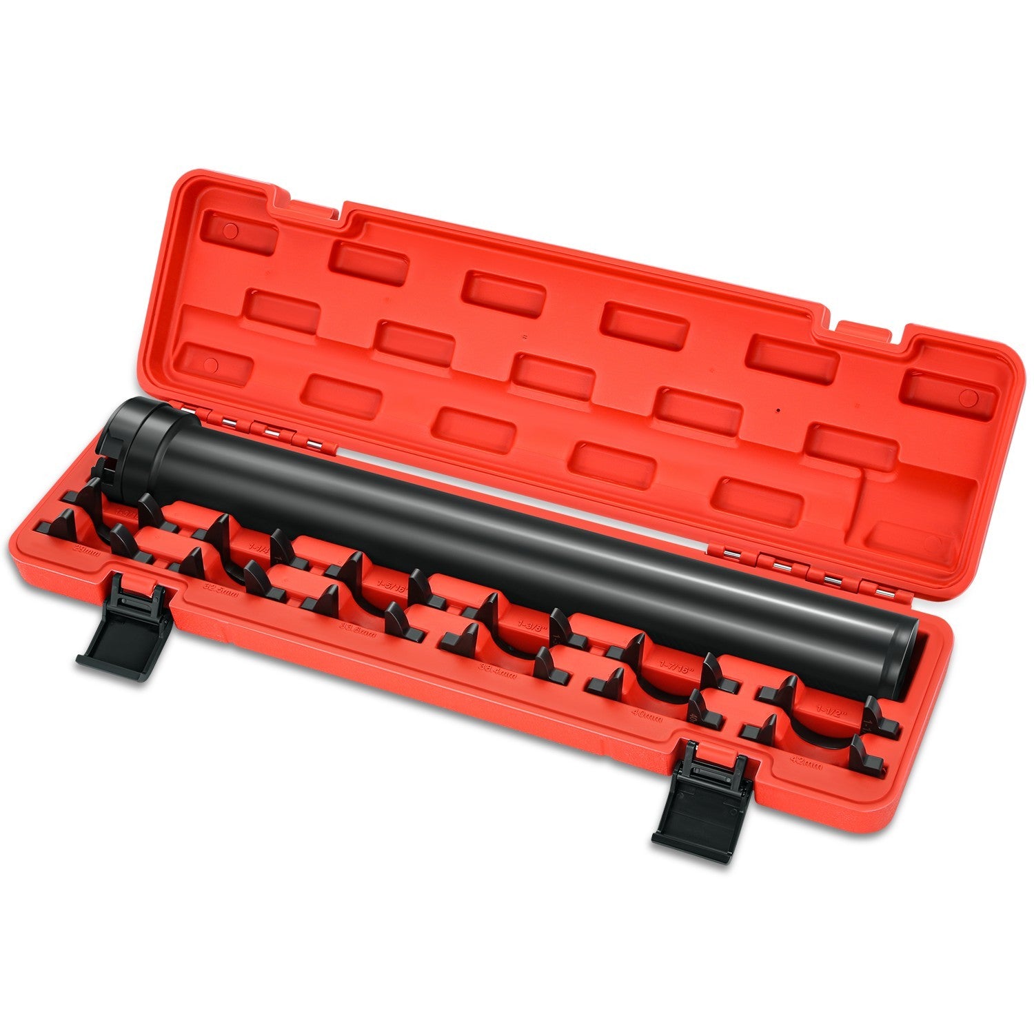 13PCS Tie Rod Removal Tool Set Inner Tie Rod Tool Kit with 12 Crowfoot