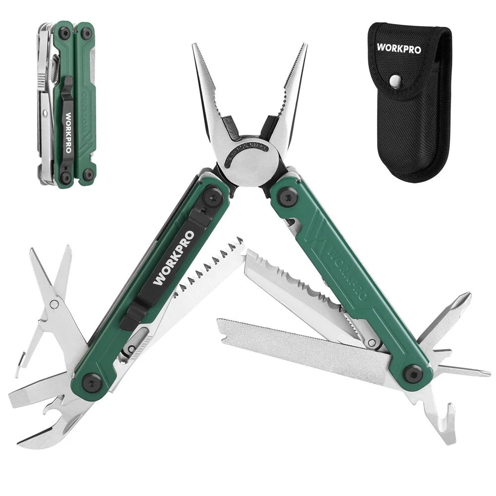 Workpro 18-in-1 Multi Tool Plier Stainless Steel | Built Supply Co