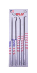 Wilde 4pc Hook & Pick Set Straight & Curved