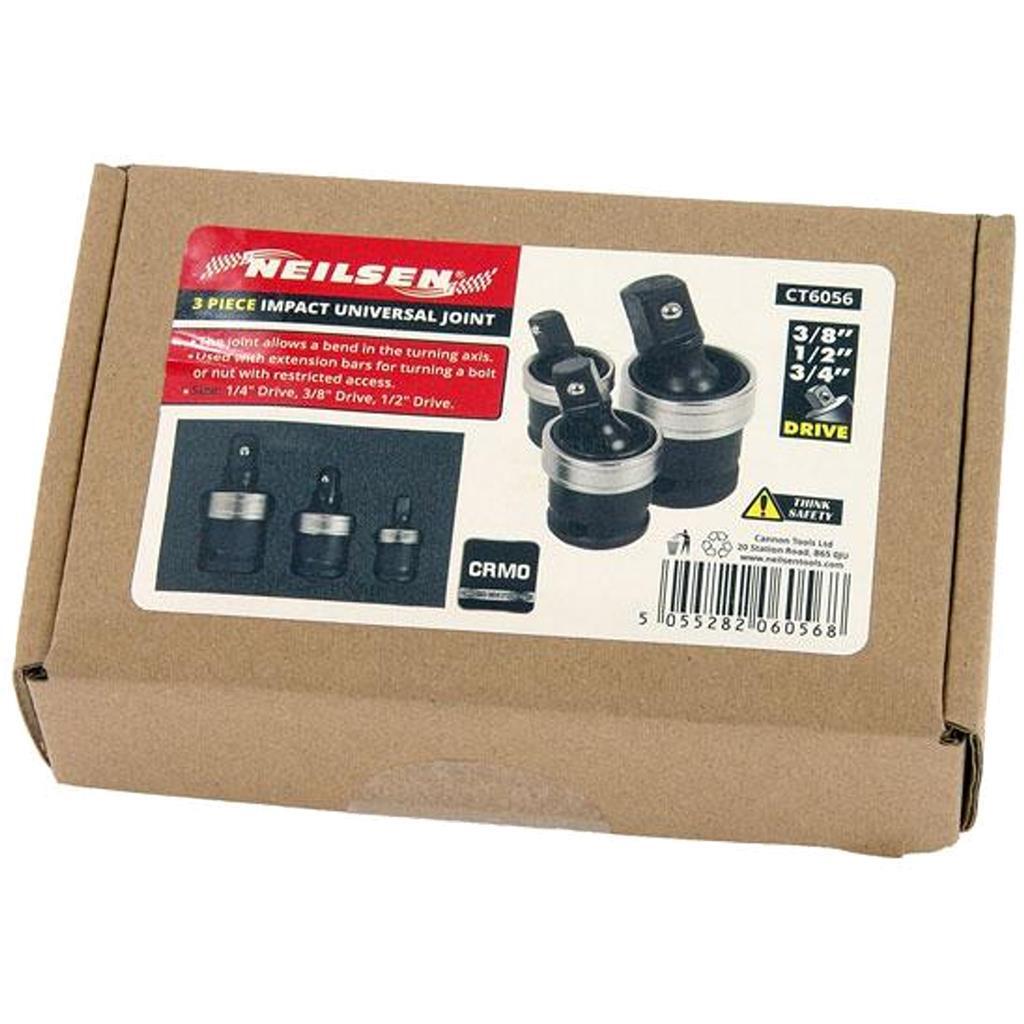 Neilsen Universal Joint Swivel Impact Bit Set 3pc