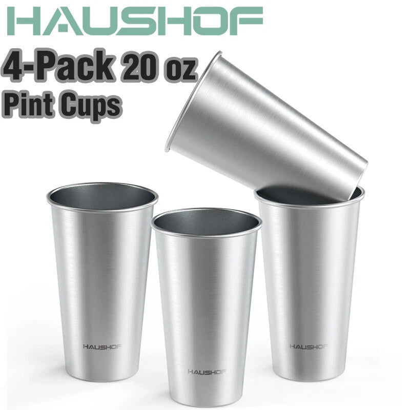 Haushof 20 Oz Pint Cup Stainless Steel Cup | Built Supply Co