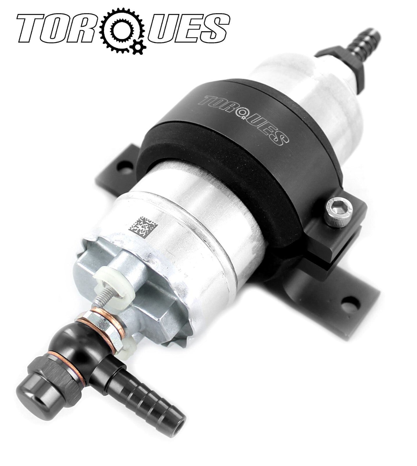 Bosch 0580464200 Fuel Pump With Black 8mm Barbed Banjo Out / 10mm In +