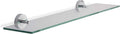 Croydex Pendle Glass Shelf Chrome Flexi Fix