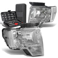 For 2009-2014 Ford F150 Pickup Pair Chrome/clear | Built Supply Co
