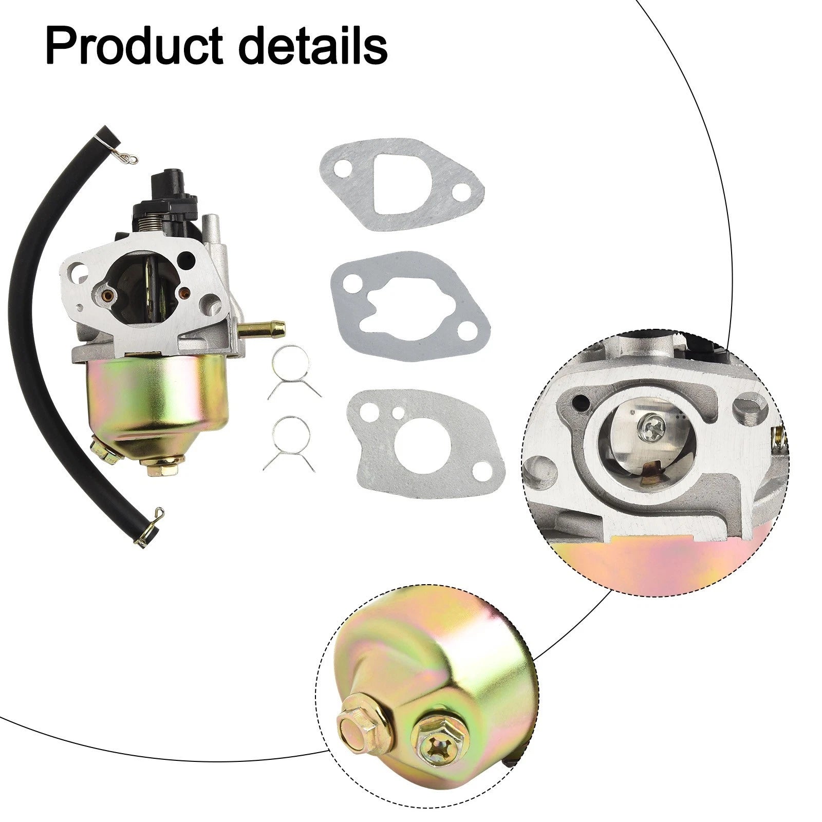 Lawn Mower Carburetor Kit For 5p65d Engine Compatible With Various