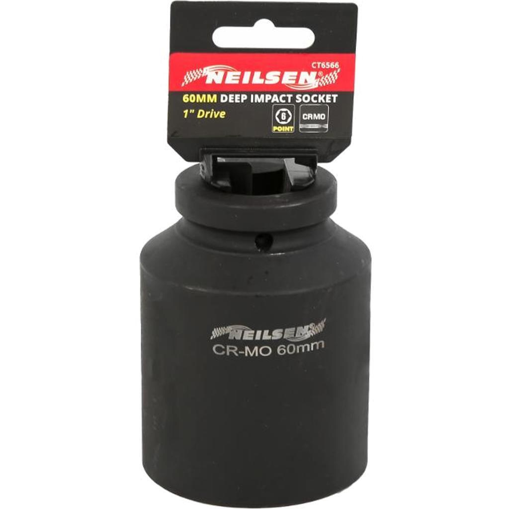 Neilsen 1" Drive Deep Square Impact Socket 60mm