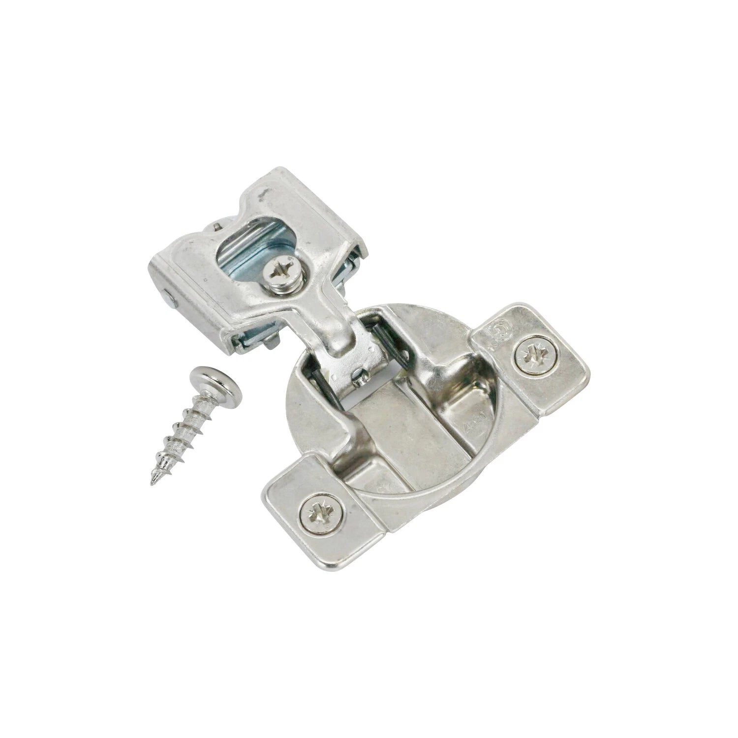 25 Grass 108 Deg 1/2" Overlay Self Close Press In Compact Cabinet