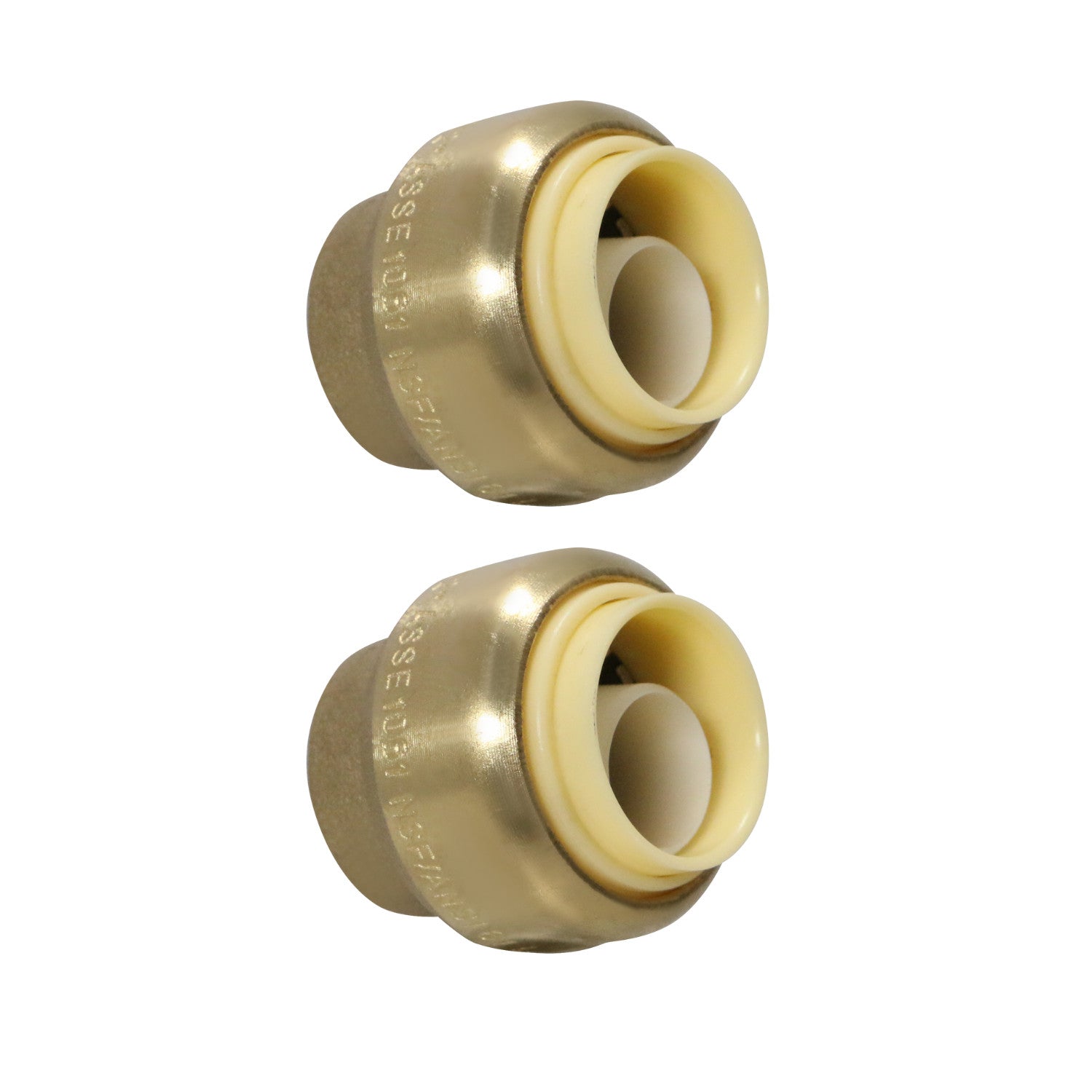 2 Pack XFITTING Push Fit Cap 1/2 inch, 1/2", Push to Co