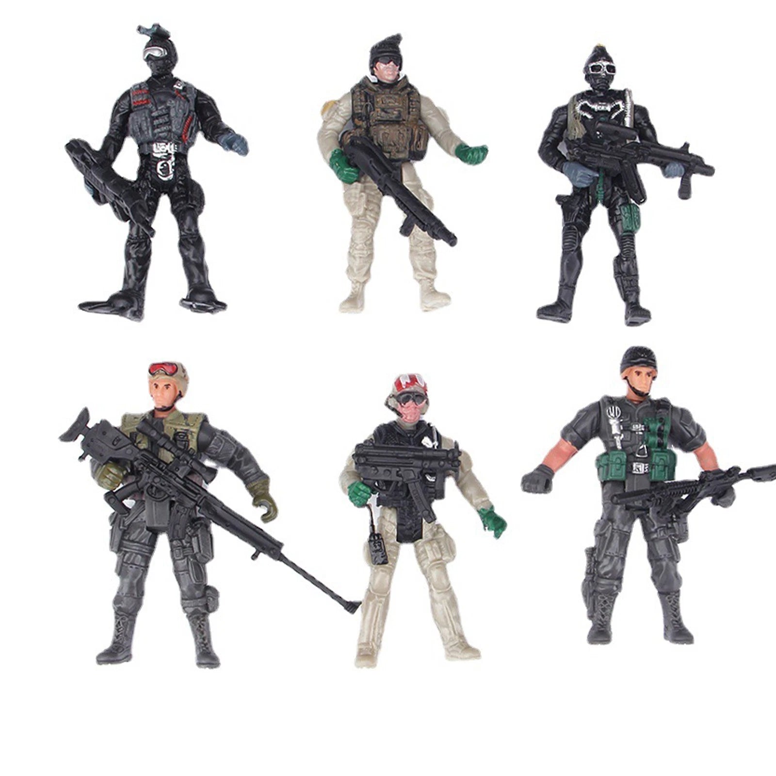 Special Force Army Swat Soldiers Action Figures 1:18 Mlitary Soldier