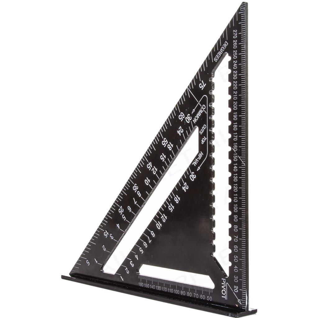 Toolzone 12" Set Square Aluminium Roofing Tri Square by Toolzone