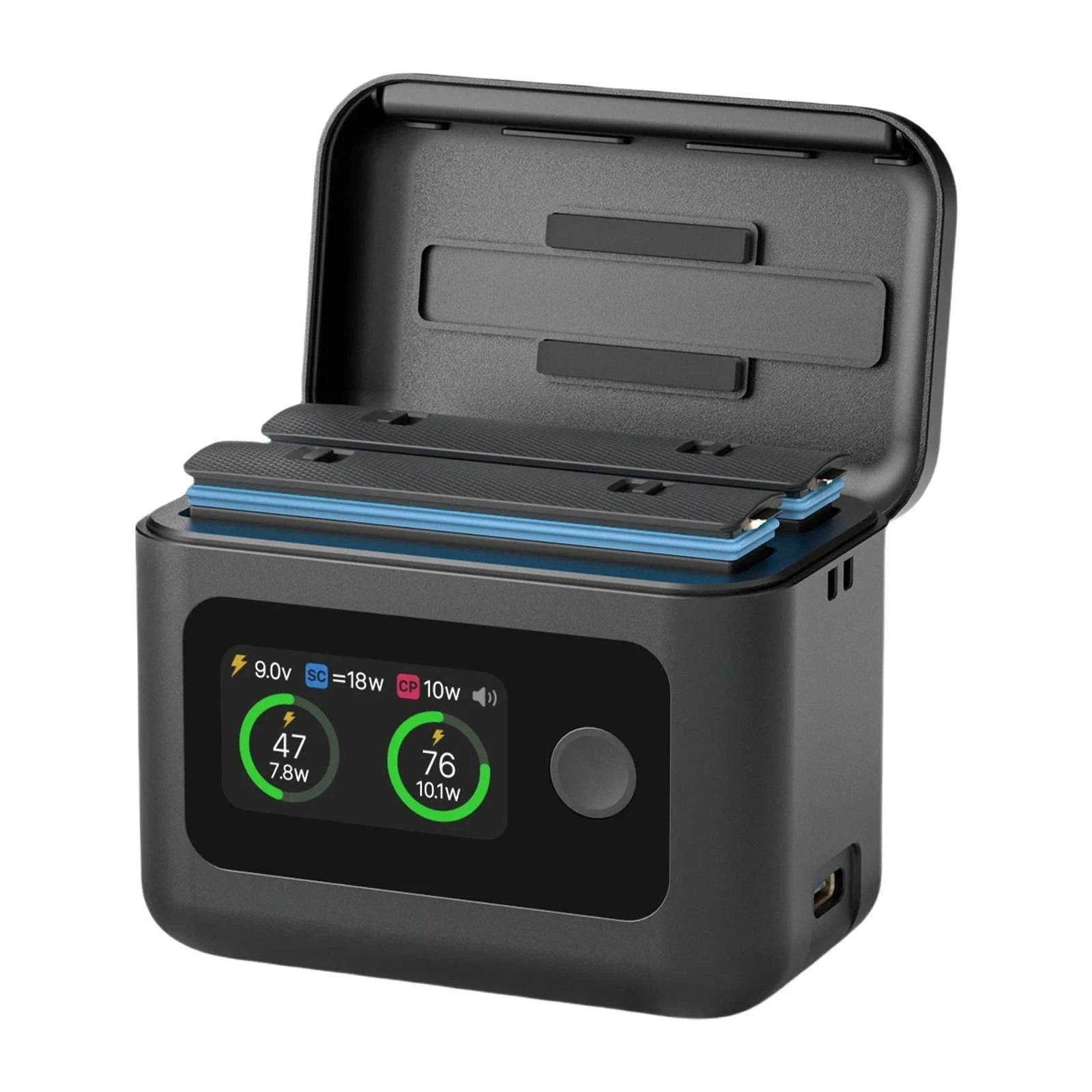 27W Fast Charger Hub Charging Manager With Display For Insta360 X5