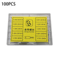 50/100pack 1.2mm-1.7mm 10-size Watch Band Strap Screws Assortment