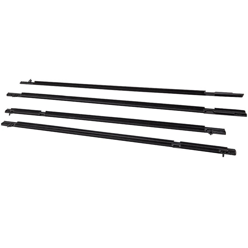 Window Weatherstrip 4PC Molding Belts Outside For Honda CIVIC Sedan 2006-2015