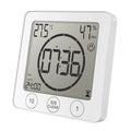 New White Waterproof Shower Bathroom Clock Home Lcd Digital Display