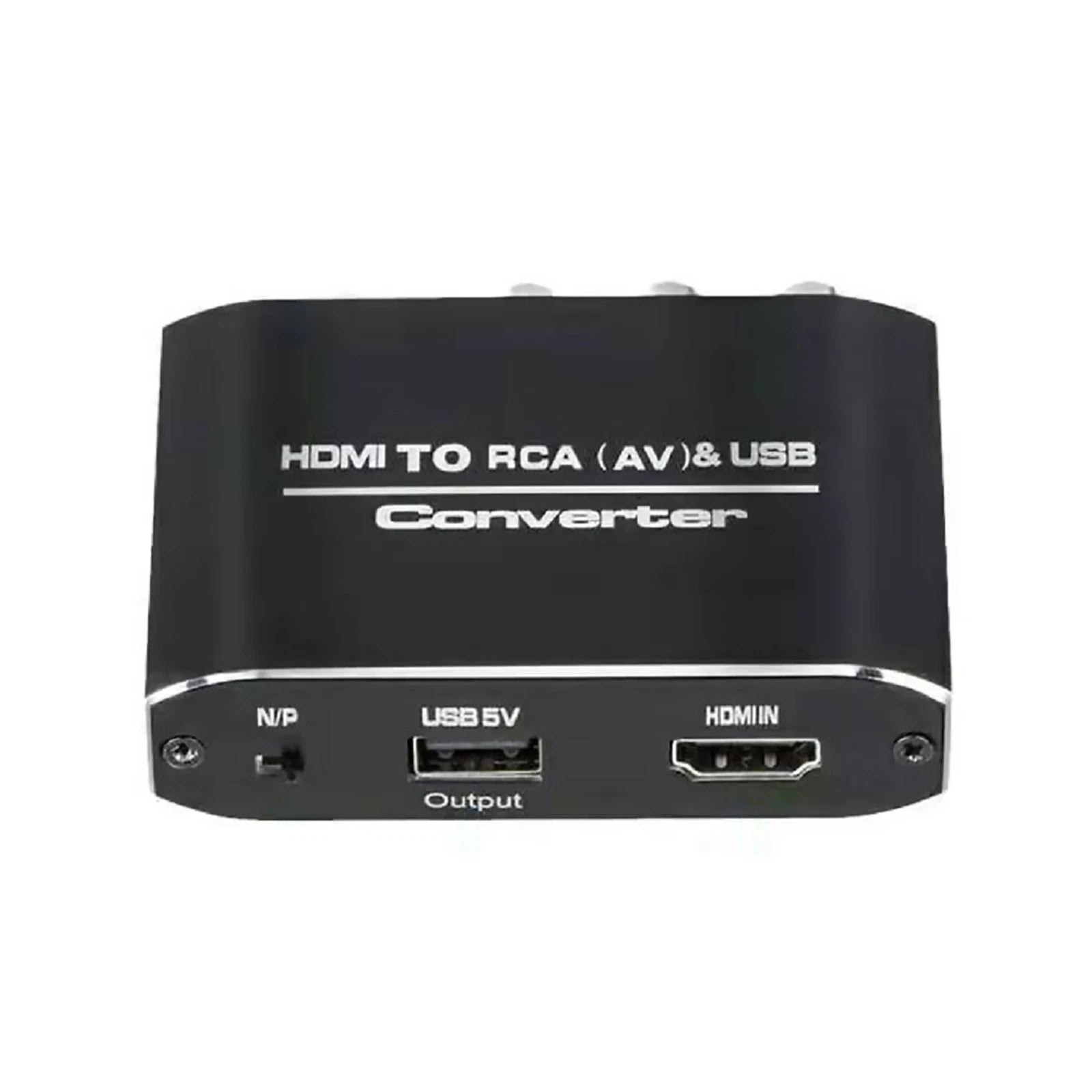 Dc 5v2a 1080p Hdmi To Rca Converter Av/cvsb L/r Video Box Support
