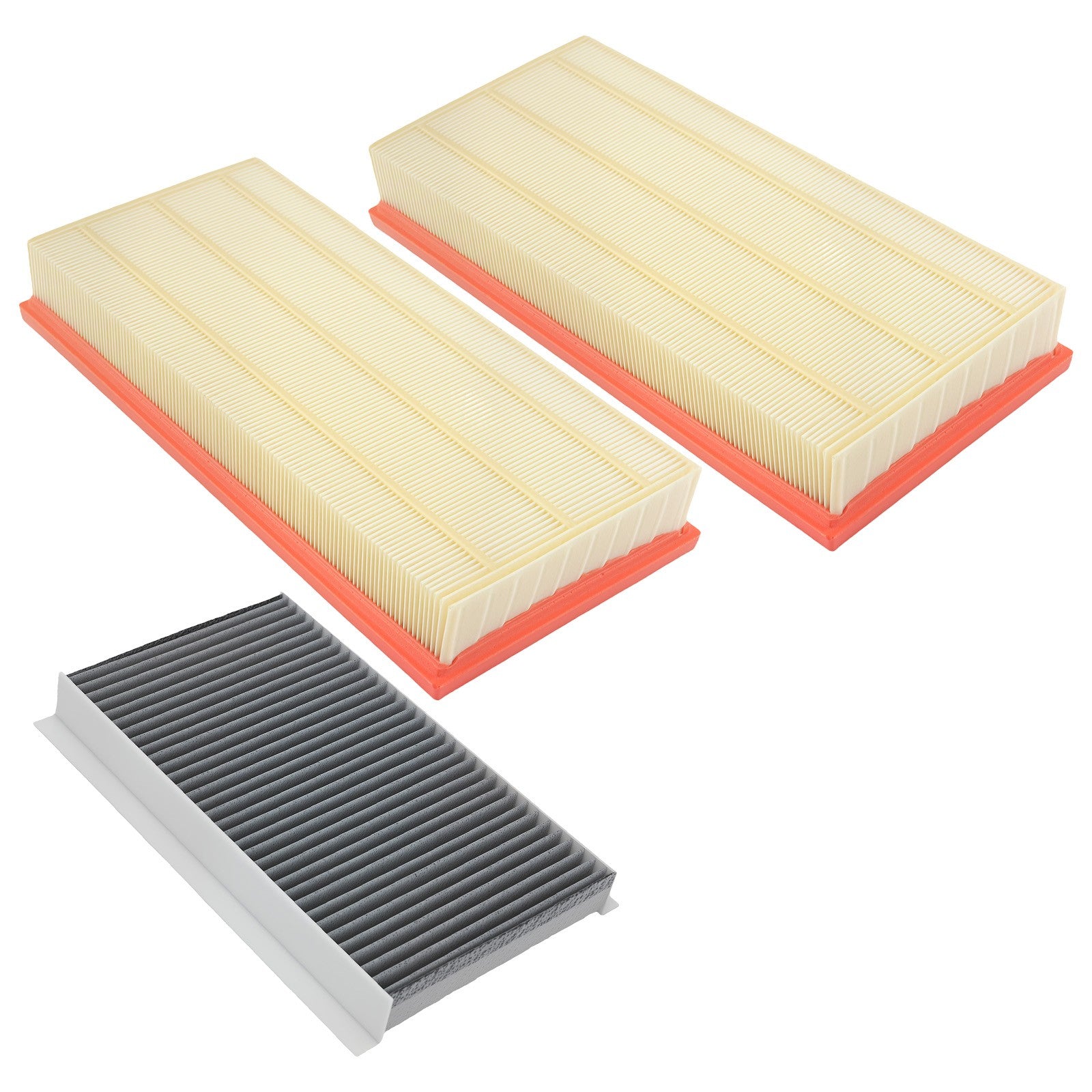 3pc Engine & Cabin Air Filter Set for Land Rover LR4 V6 3.0L 2014-2016