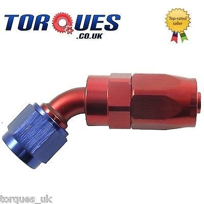 AN -20 (AN20 AN 20) 45 Degree Fast Flow Hose Fitting
