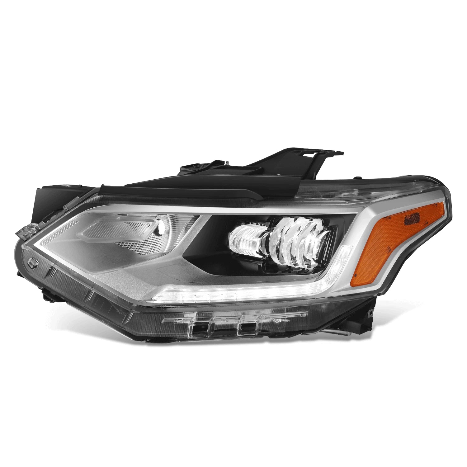 Fit 18-21 Chevy Equinox Chrome Amber Led Driver | Built Supply Co