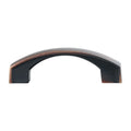 Bow Arch 3" Brushed Oil-rubbed Bronze Kitchen Cabinet Pullhandle