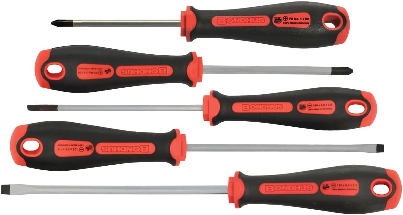 Bondhus 5pc Screwdriver Set