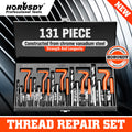 131PCS Helicoil Type Thread Repair Kit rethread Stripped Metric M5 M6