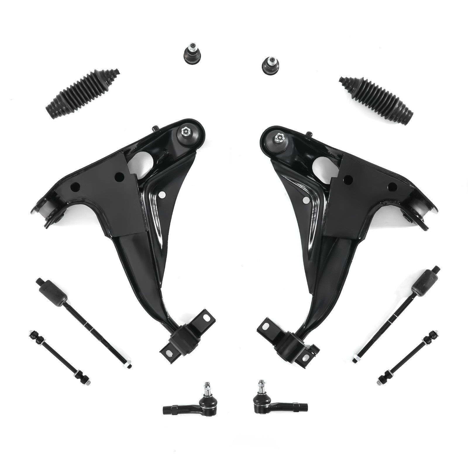 Front Lower Control Arms Upper Ball Joint Sway Bar TieRod for Explorer