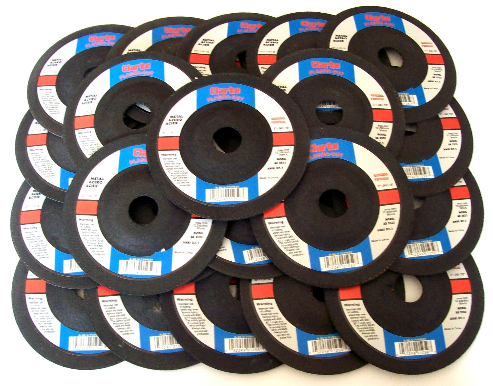 25 CLARKE 5" x .045 PLASMA CUT OFF WHEELS AB2523 FIT BO