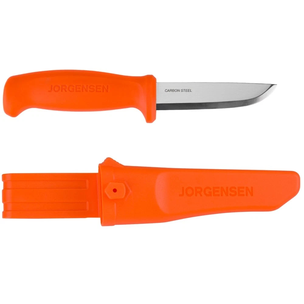 Jorgensen 8.25" Companion Fixed Blade Bushcraft Knife Sk5 Carbon