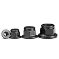 M3-M10 Flanged Nyloc Nuts Zinc Black
