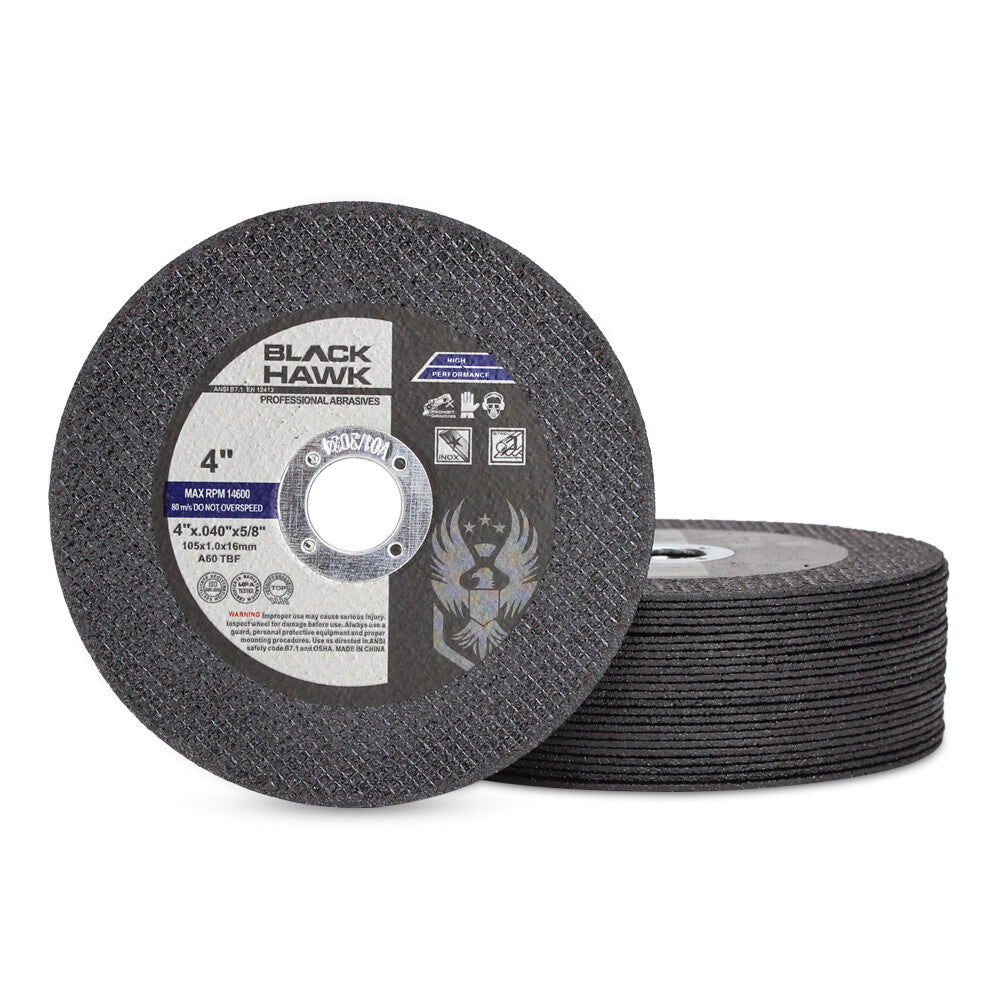 100 Pack 4"x.040"x5/8" Cut off Wheel - Metal & Stainless Steel Cutting