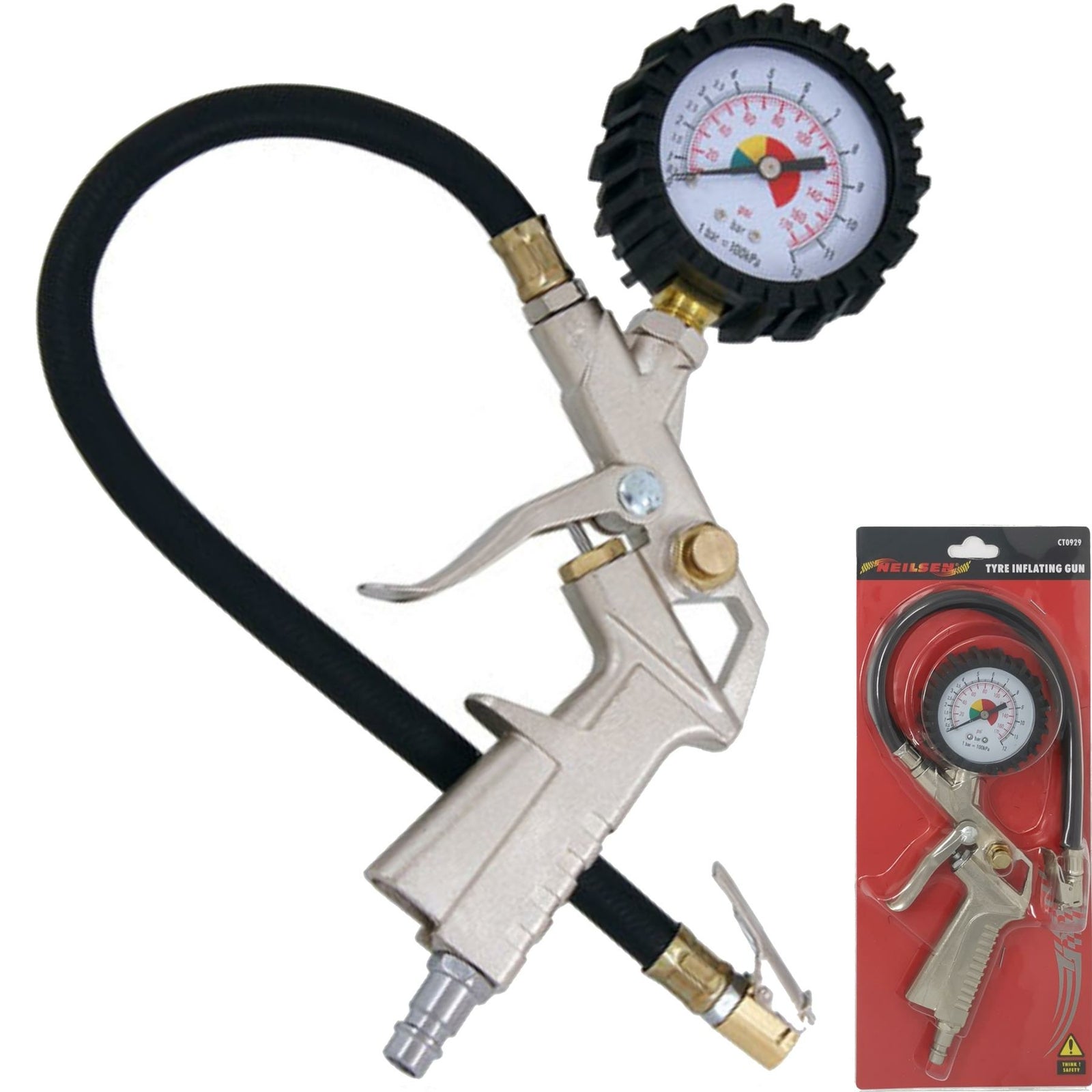 Neilsen Garage Air Line Tyre Inflator