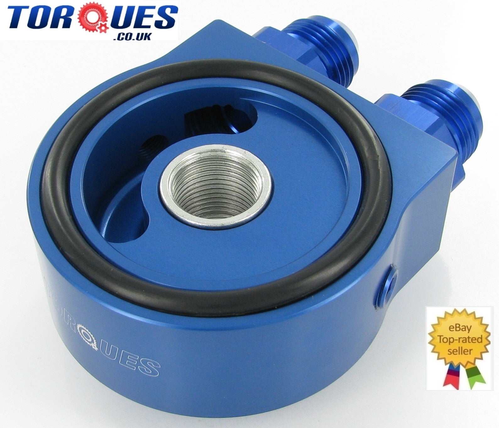 Torques Universal Oil Sandwich Plate Kit In Blue (AN-10 JIC-10) 3/4