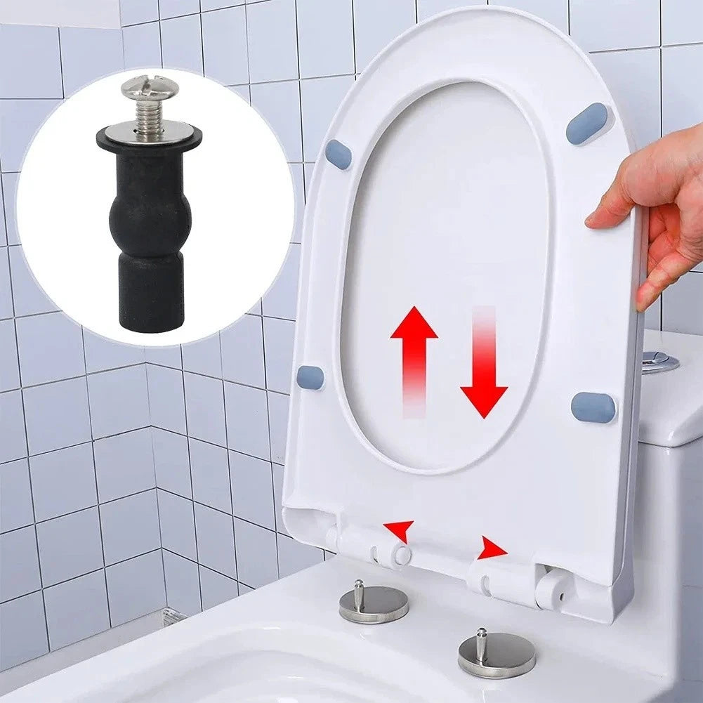 Toilet Cover Bolt Set With Nylon Expansion Screws For Standard Toilet