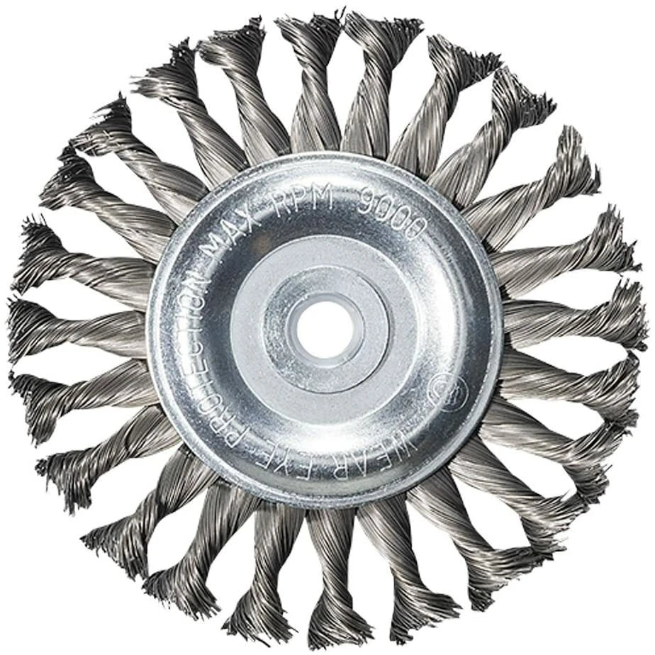 5" Inch Knot Wire Wheel Brush Steel For Angle | Built Supply Co