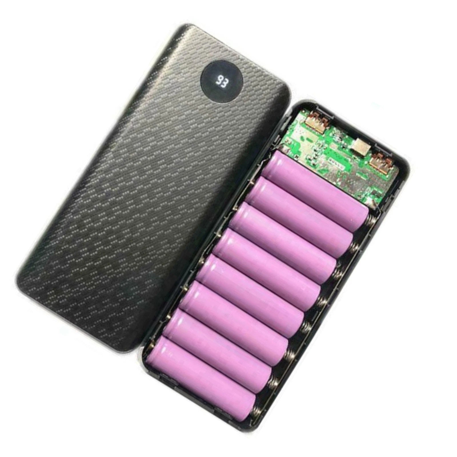 Power Bank Case Diy 18650 Battery Fast Charger Box Shell No Battery