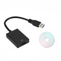 1080p Usb 3.0 To Hdmi Audio Video Adaptor Converter For Pc Laptop
