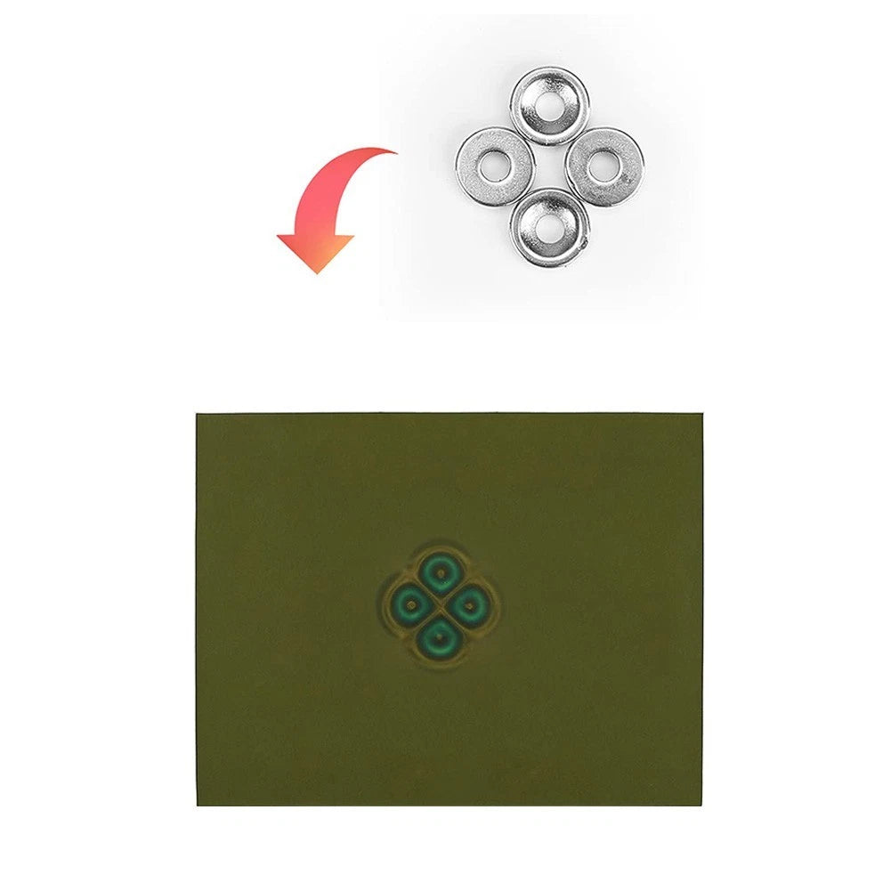 50x50mm Magnetic Field Viewer For Studying Invisible Magnetic Patterns