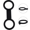 Retainer Clip Diving Tube Holder Silicone 8-shaped Buckle