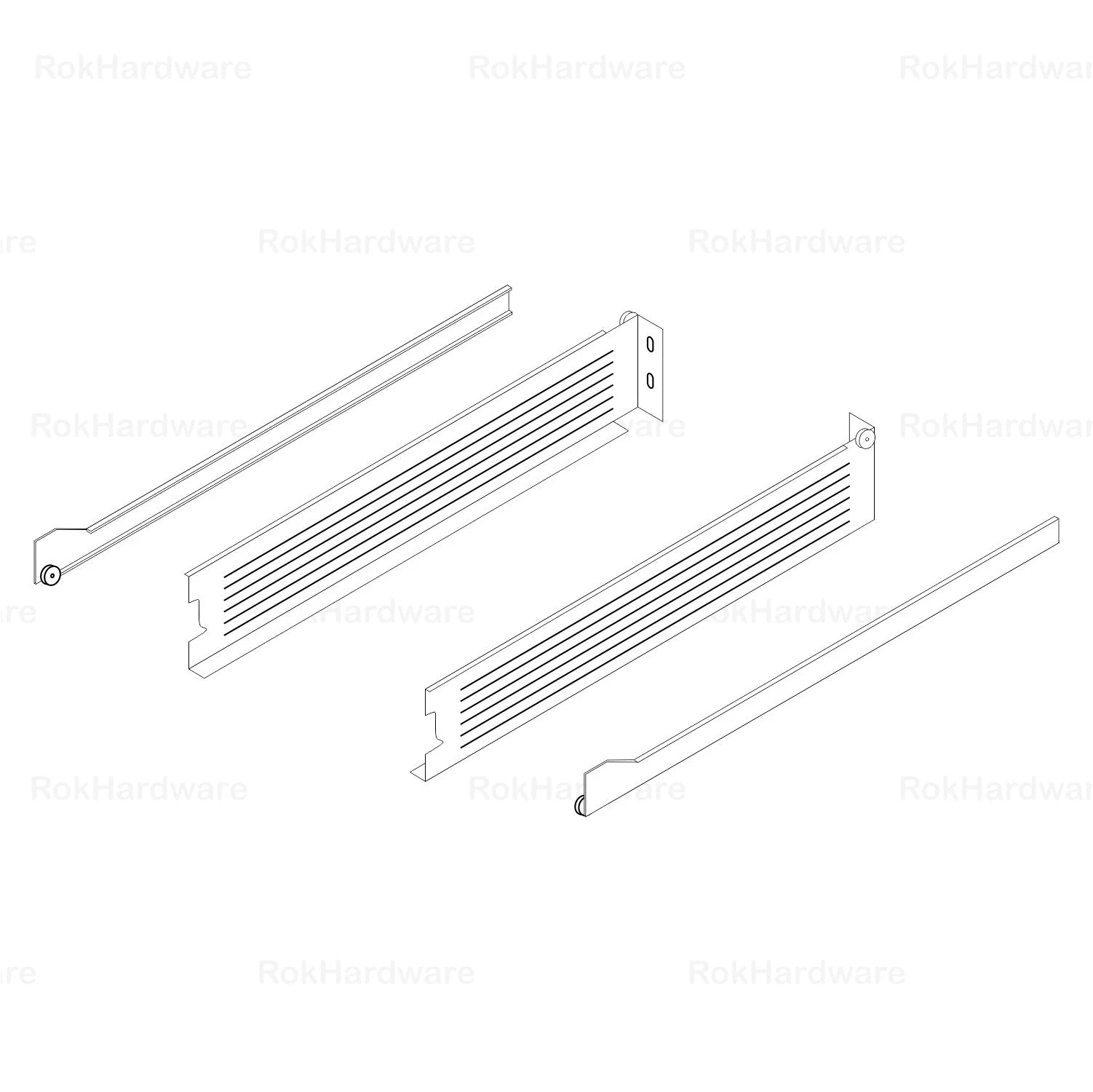 Blum 22" Metabox 3-3/8" (86mm) High Model M White 320m5500c15 Drawer