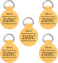 Disc Plate Hangar for Walls - Self Adhesive Plate Holder 5 Pack (1 1/4"/30mm)