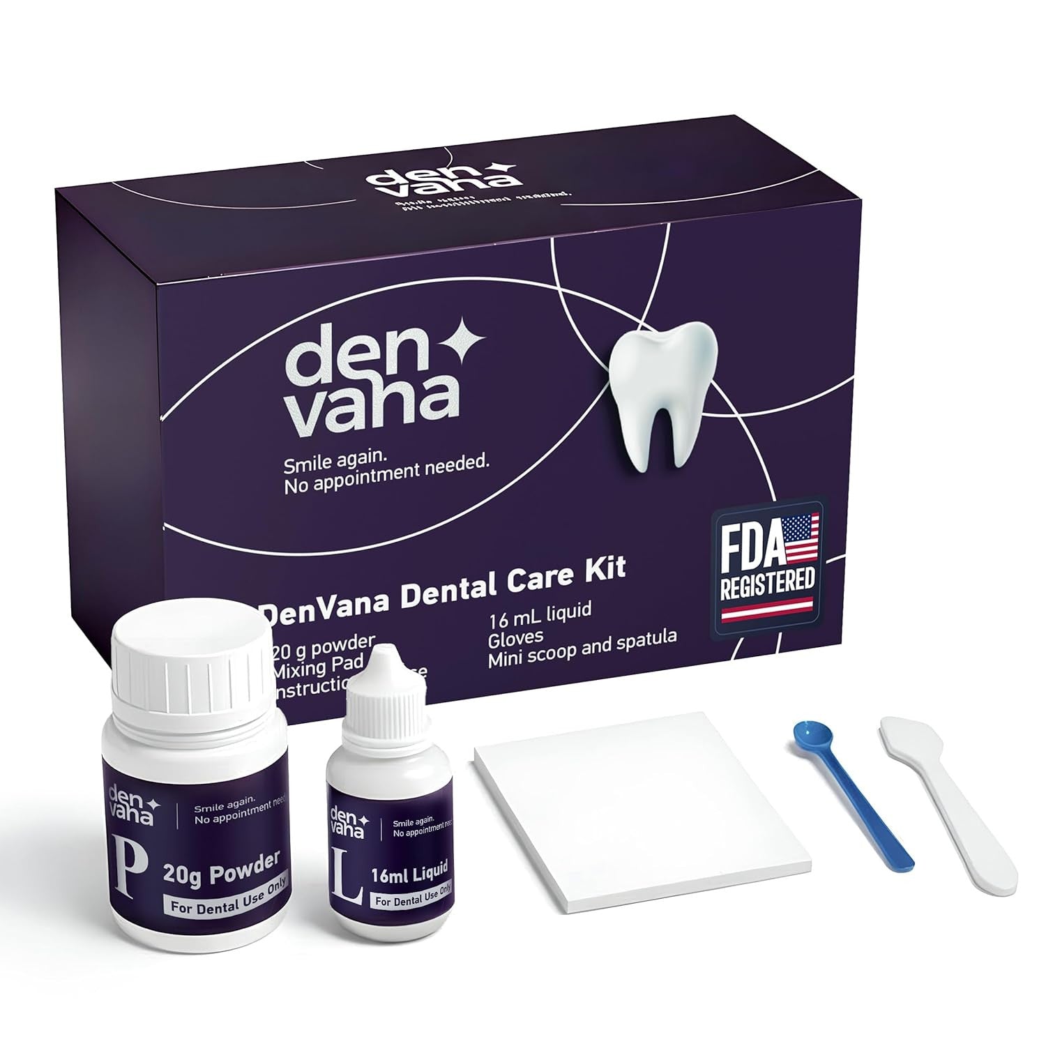 Dental Cement Kit – Zinc Oxide Eugenol Temporary Filling & Crown