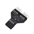 Motherboard Usb 9pin Female 1 To 2 Male Extension Adapter Usb2.0 Hub
