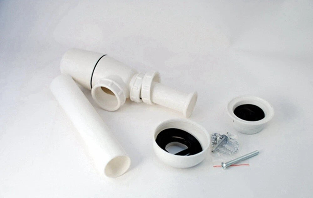 90 Degree Angled Basin Sink Waste Outlet & Plug Kit | Built Supply Co