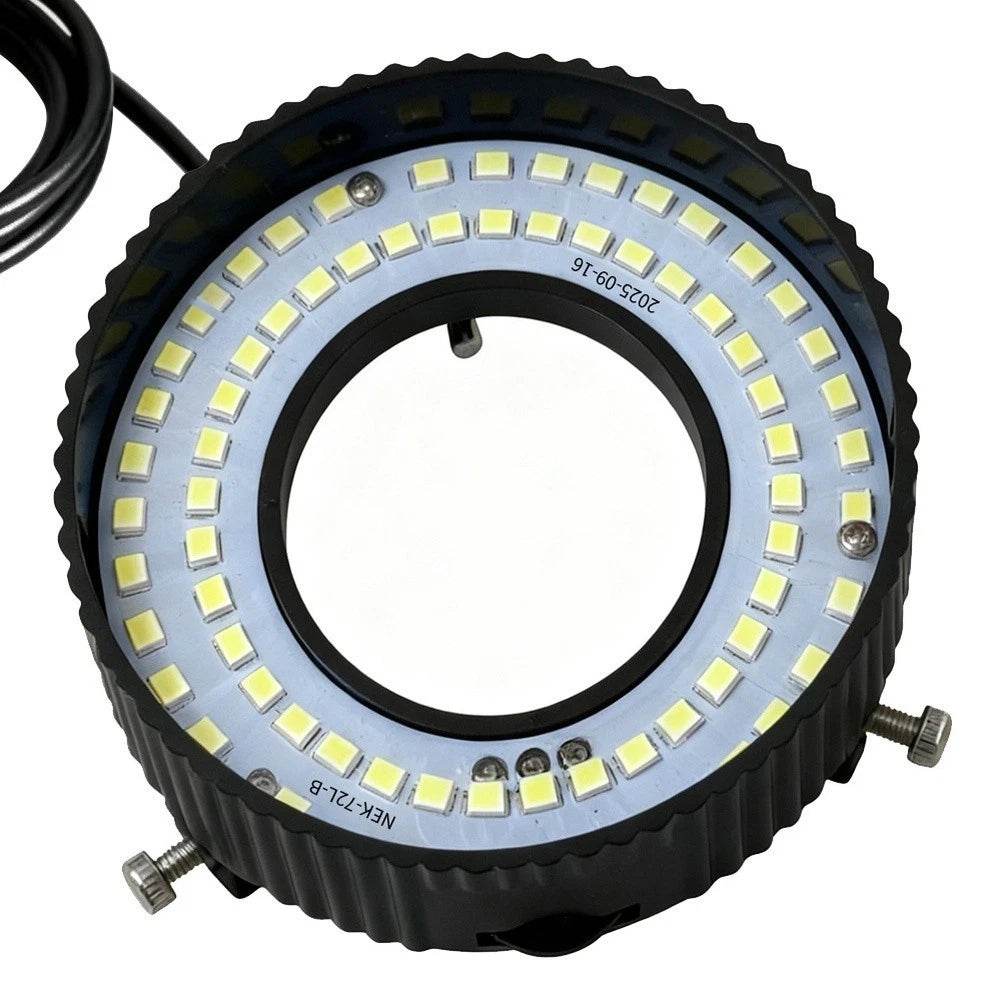 Black Usb-powered Fill Light With 72 Leds For Microscope And