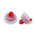 Transparent And Red Diaphragm Washer For 43758 Diaphragm Impulse