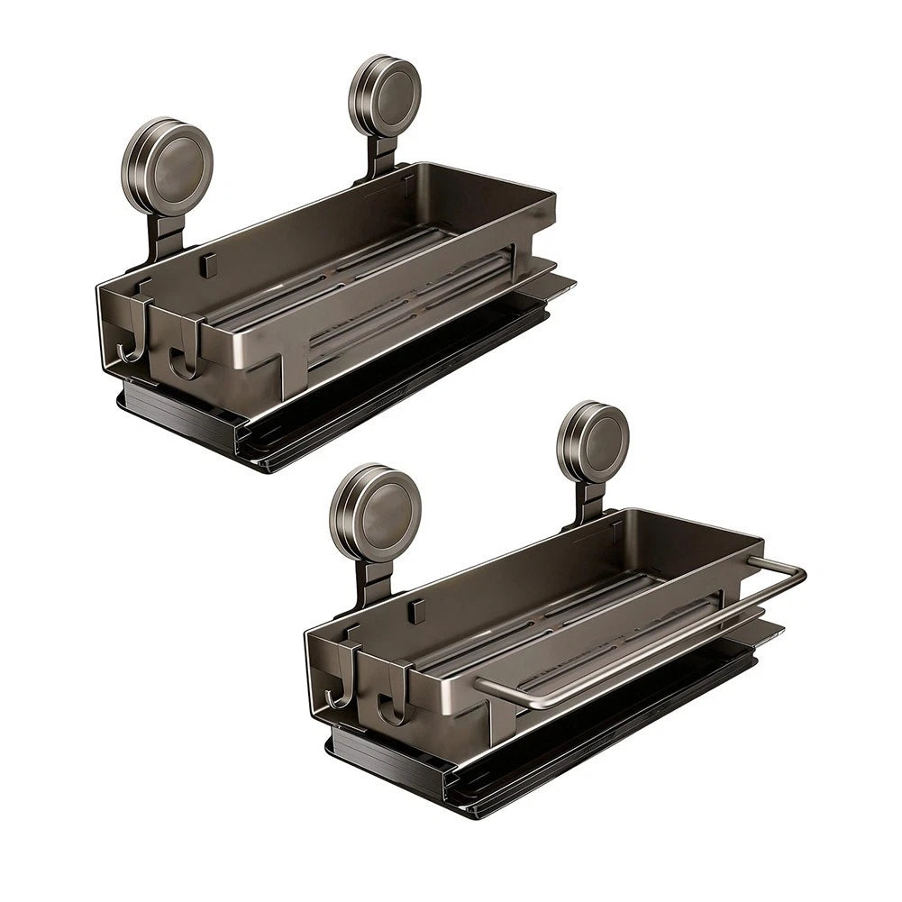 Non Permanent Suction Cup Shelf For Bathroom For Rv Camper Aluminum