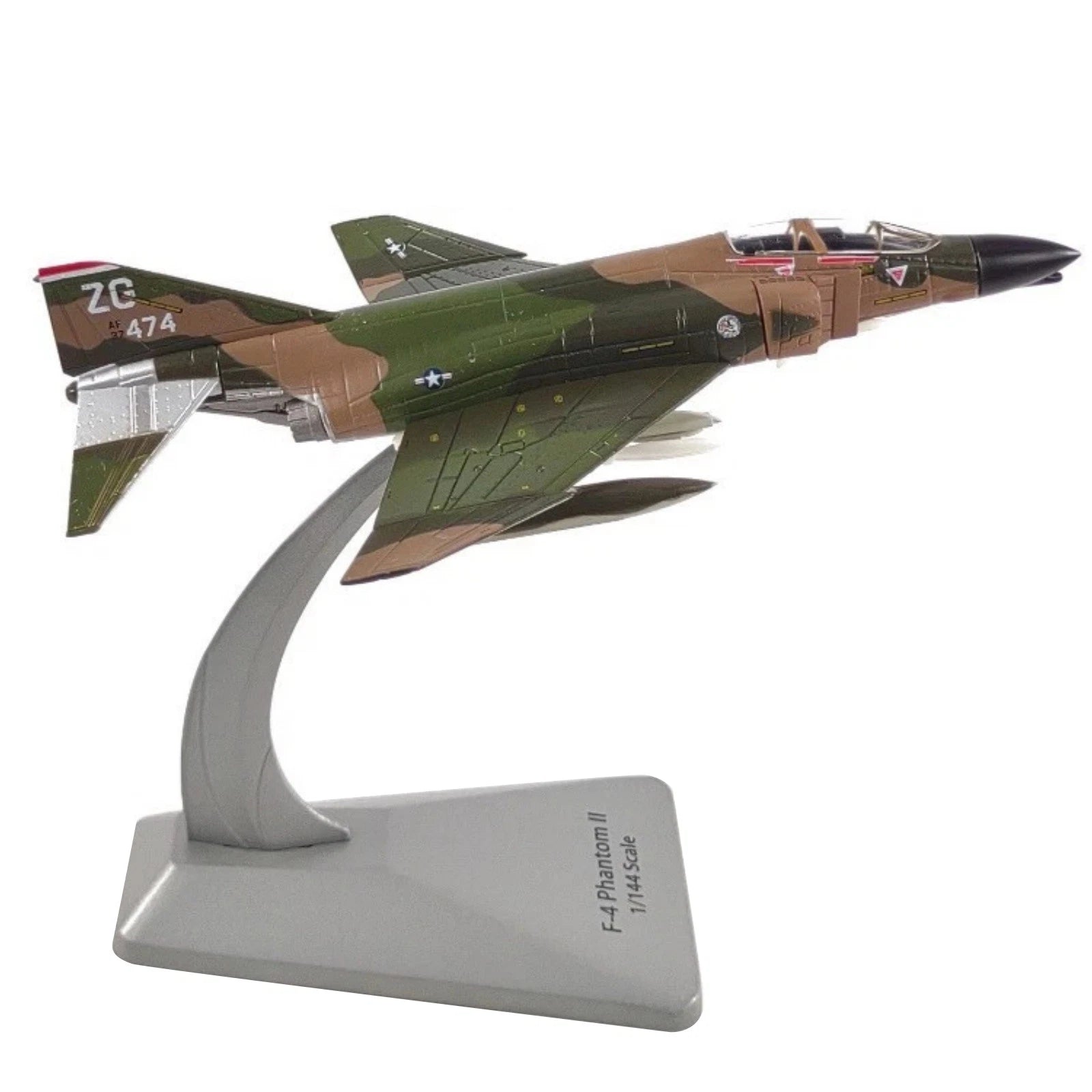 Professional 14cm Diecast Alloy 1/144 Usaf F-4 Phantom Ii Fighter