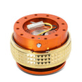 Nrg Aluminum Steering Wheel Quick Release Adapter 2.1 Orange/gold