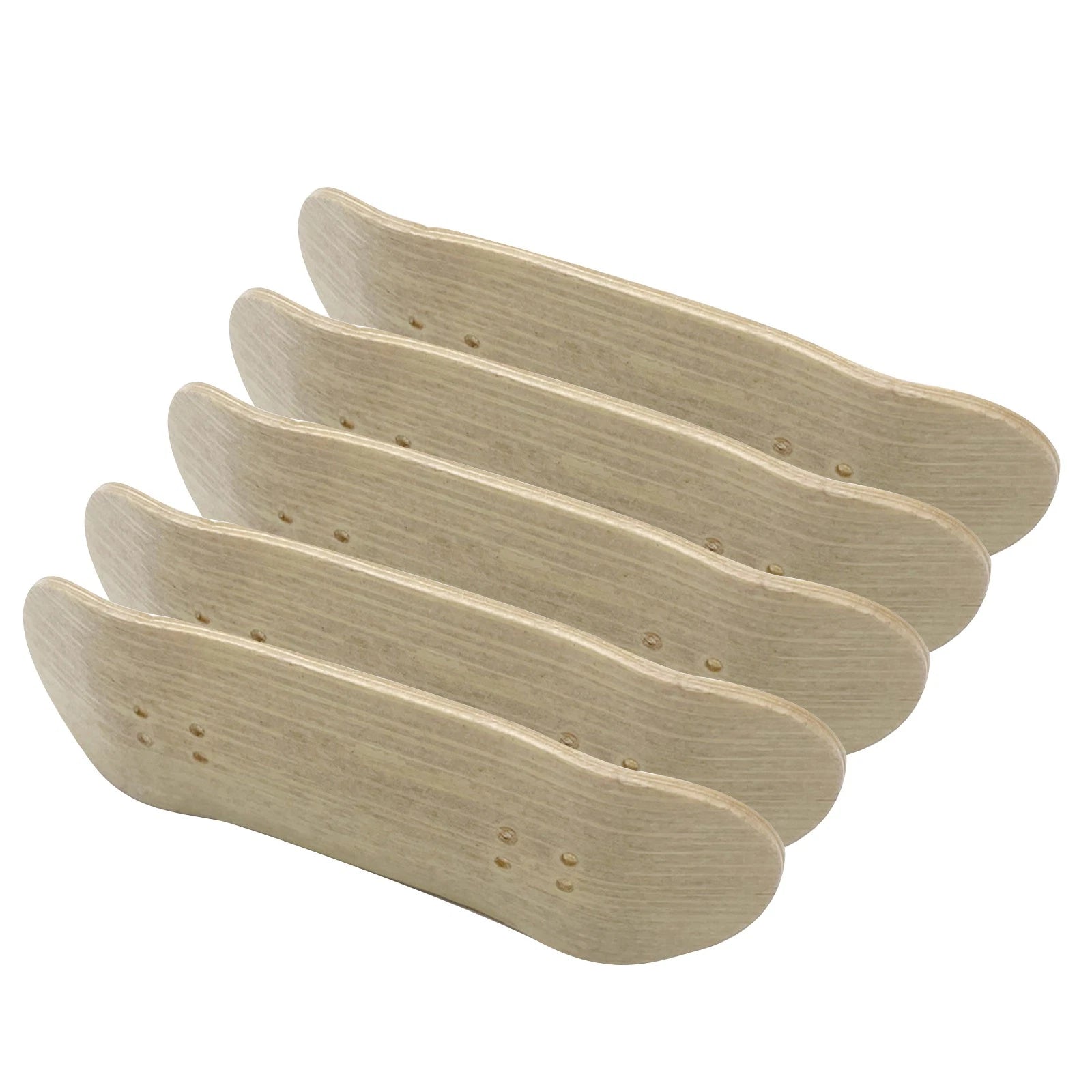 5pack Handmade Wooden Fingerboards Lot Tech Deck 30mm X 100mm Maple